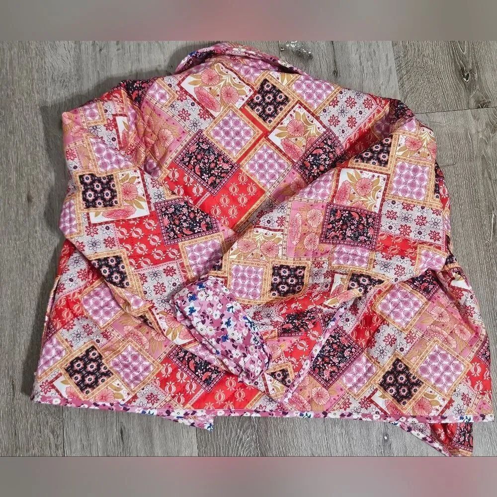 SSYS THE LABEL Patchwork Quiilted jacket size S/M - Picture 8 of 10